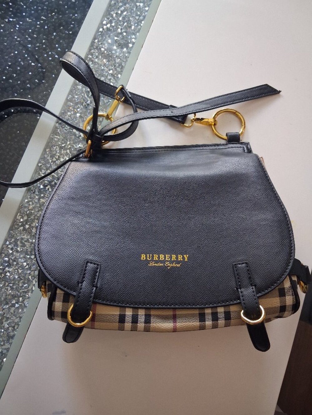 Burberry crossbody saddle bag!